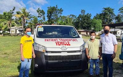 Turnover of one brand new Patient Transport Vehicle for Catigbian District Hospital